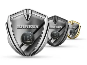 Brabus Emblem Silikon Abzeichen Pro Stil Edelstahl